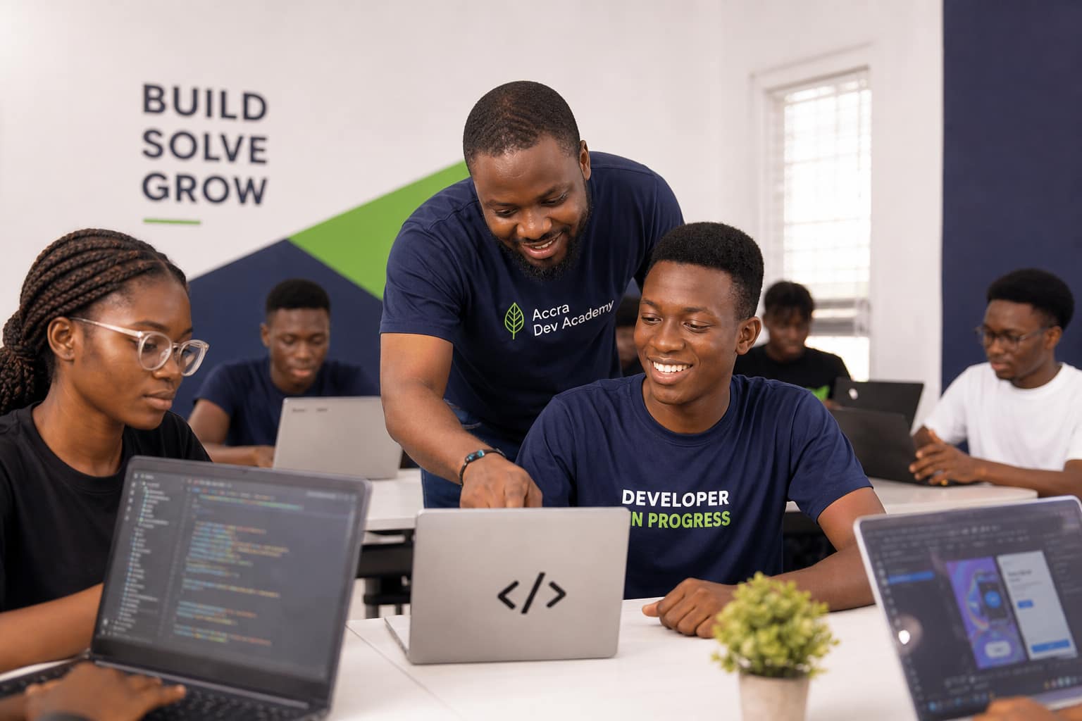 Learn web design and development in Accra at KayTech Academy Ghana